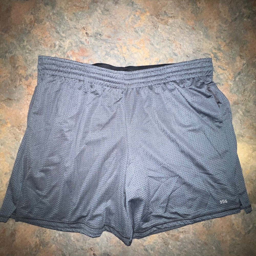 DSG Mens Gray Mesh‎ Athletic Shorts 2XL